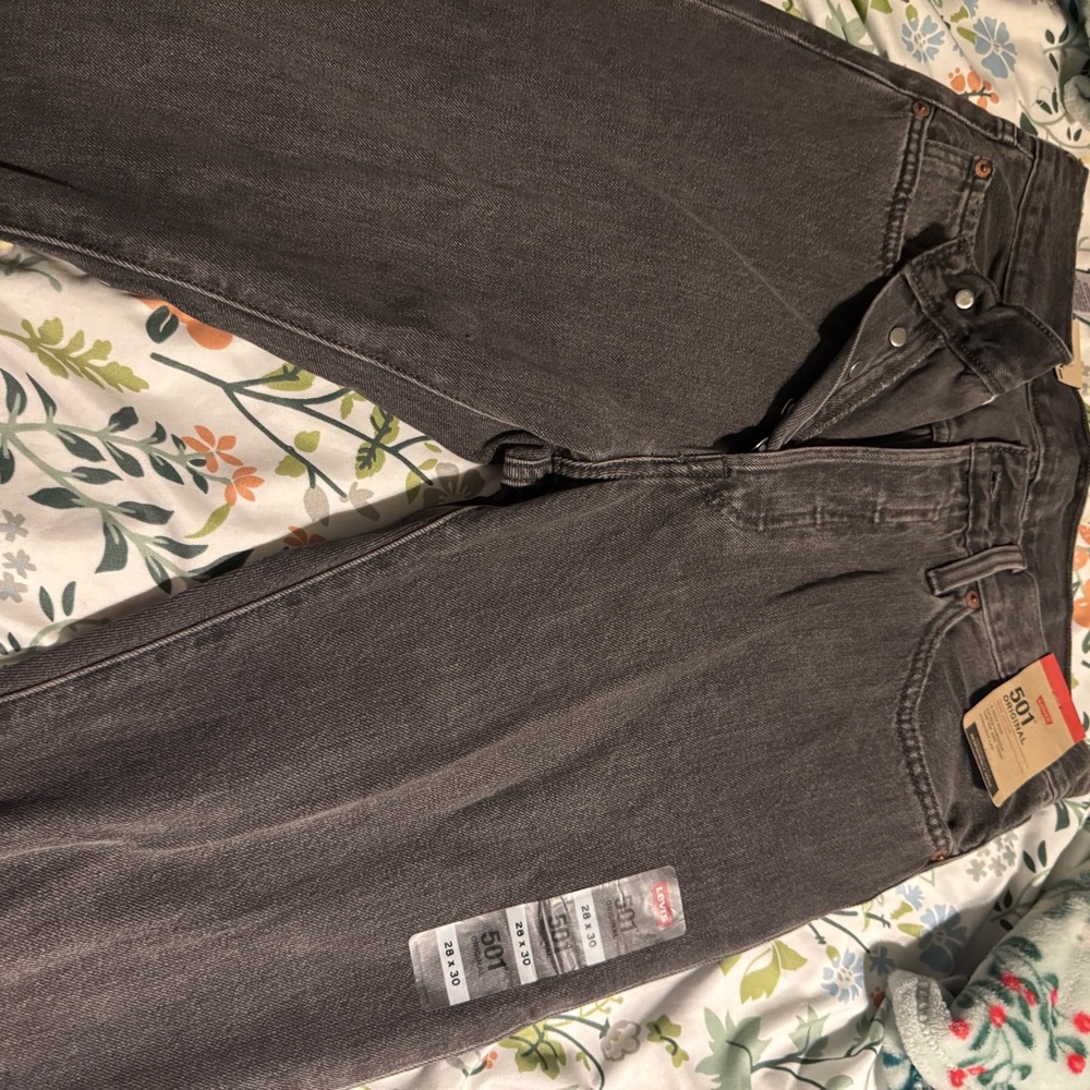 Levi's Gray Boyfriend Jeans